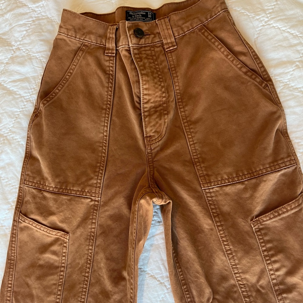 Abercrombie and Fitch high waisted cargo pants
